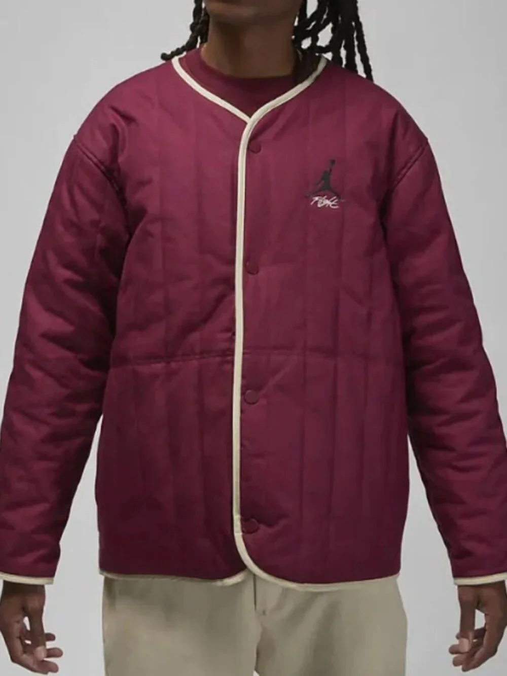 Nike Air Jordan Flight Heritage Liner Reversible Jacket DX4349-680 Men’s size XL
